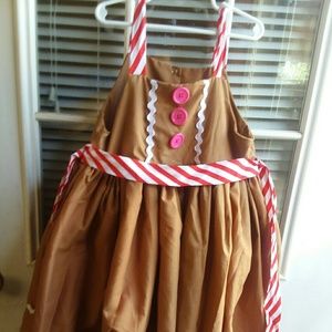 Size 8-10t gingerbread dress